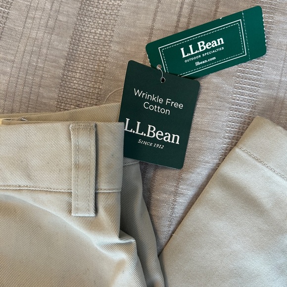 NWT LL Bean Khaki Pants - Picture 7 of 11